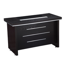 Kintop furniture fashion table office staff table black color for style KT853